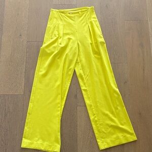 Cult Gaia Vibrant Yellow Wide Leg Pants